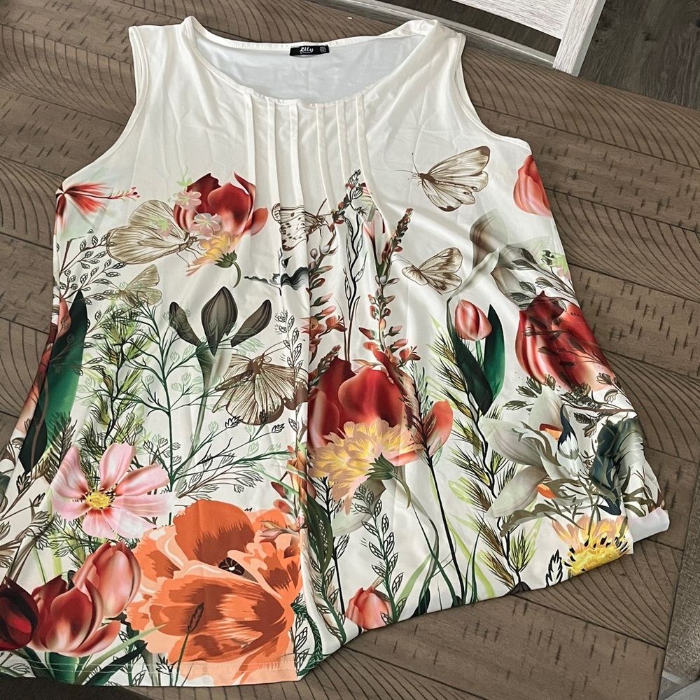 Flower tank top